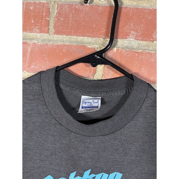 Vintage 80s Dokken Beast From the East Black Tour T-Shirt Adult Size Large Flaw - Picture 4 of 8